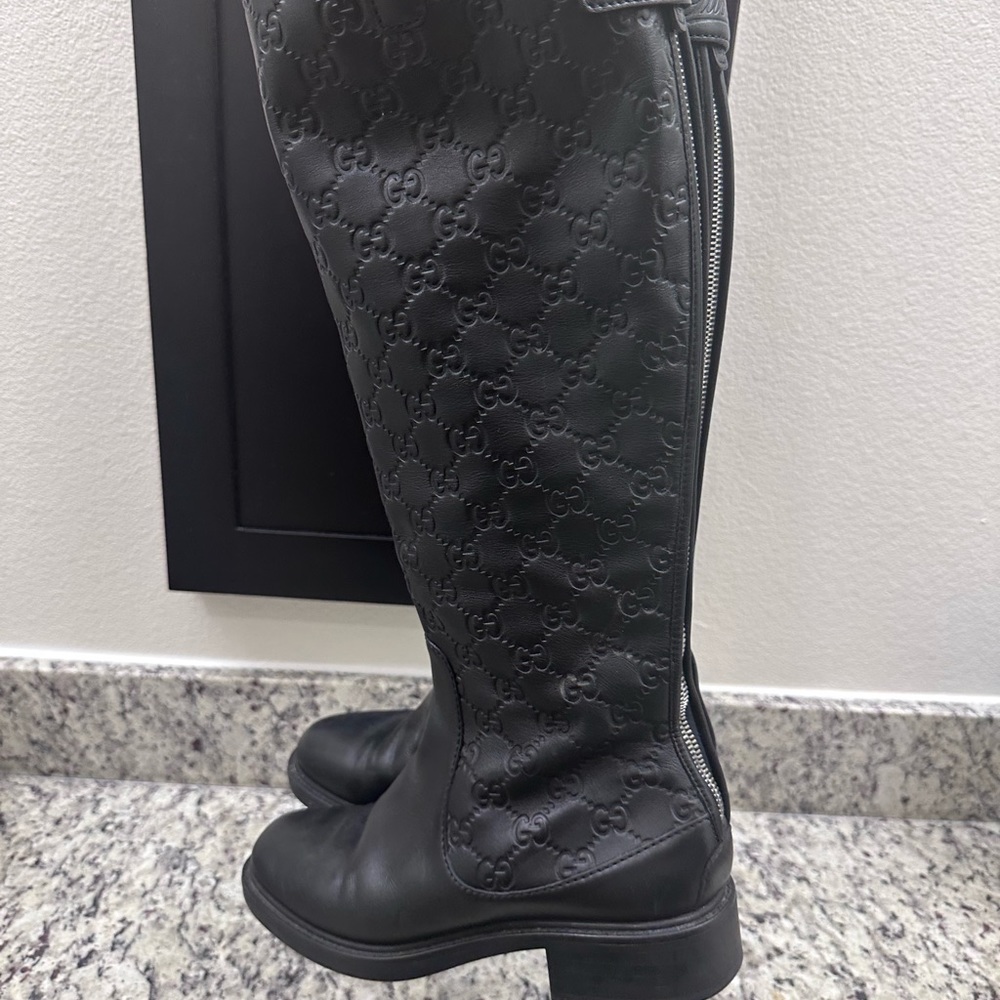 Gucci Leather Boots